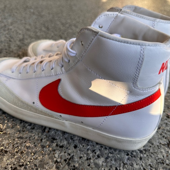 Nike Blazer Vintage White / Red Size 10.5 - Picture 5 of 5